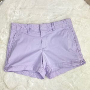 Gap City Shorts‎ Flat Front Chino Twill Lavender Purple 2
